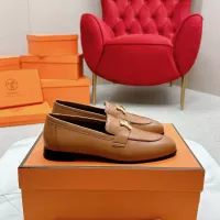 Cheap Hermes Leather Shoes For Women #1341278 Replica Wholesale [$125.00 USD] [ITEM#1341278] on Replica Hermes Leather Shoes