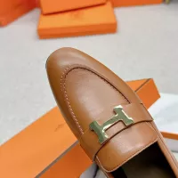 Cheap Hermes Leather Shoes For Women #1341278 Replica Wholesale [$125.00 USD] [ITEM#1341278] on Replica Hermes Leather Shoes