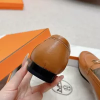 Cheap Hermes Leather Shoes For Women #1341278 Replica Wholesale [$125.00 USD] [ITEM#1341278] on Replica Hermes Leather Shoes