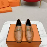 Cheap Hermes Leather Shoes For Women #1341279 Replica Wholesale [$125.00 USD] [ITEM#1341279] on Replica Hermes Leather Shoes