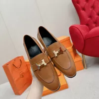 Cheap Hermes Leather Shoes For Women #1341279 Replica Wholesale [$125.00 USD] [ITEM#1341279] on Replica Hermes Leather Shoes