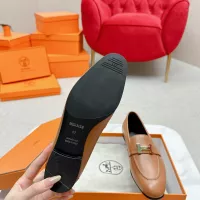 Cheap Hermes Leather Shoes For Women #1341279 Replica Wholesale [$125.00 USD] [ITEM#1341279] on Replica Hermes Leather Shoes