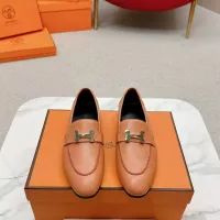 Cheap Hermes Leather Shoes For Women #1341280 Replica Wholesale [$125.00 USD] [ITEM#1341280] on Replica Hermes Leather Shoes