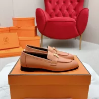 Cheap Hermes Leather Shoes For Women #1341280 Replica Wholesale [$125.00 USD] [ITEM#1341280] on Replica Hermes Leather Shoes