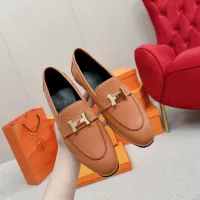 Cheap Hermes Leather Shoes For Women #1341280 Replica Wholesale [$125.00 USD] [ITEM#1341280] on Replica Hermes Leather Shoes