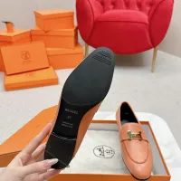 Cheap Hermes Leather Shoes For Women #1341280 Replica Wholesale [$125.00 USD] [ITEM#1341280] on Replica Hermes Leather Shoes