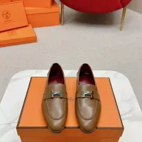 Cheap Hermes Leather Shoes For Women #1341281 Replica Wholesale [$125.00 USD] [ITEM#1341281] on Replica Hermes Leather Shoes