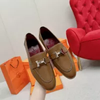 Cheap Hermes Leather Shoes For Women #1341281 Replica Wholesale [$125.00 USD] [ITEM#1341281] on Replica Hermes Leather Shoes