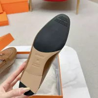 Cheap Hermes Leather Shoes For Women #1341281 Replica Wholesale [$125.00 USD] [ITEM#1341281] on Replica Hermes Leather Shoes
