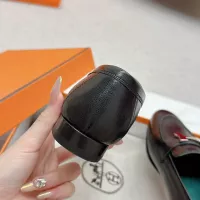 Cheap Hermes Leather Shoes For Women #1341282 Replica Wholesale [$125.00 USD] [ITEM#1341282] on Replica Hermes Leather Shoes