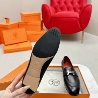 Cheap Hermes Leather Shoes For Women #1341283 Replica Wholesale [$125.00 USD] [ITEM#1341283] on Replica Hermes Leather Shoes