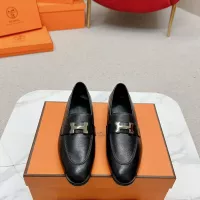 Cheap Hermes Leather Shoes For Women #1341285 Replica Wholesale [$125.00 USD] [ITEM#1341285] on Replica Hermes Leather Shoes