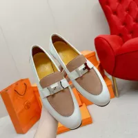 Cheap Hermes Leather Shoes For Women #1341286 Replica Wholesale [$125.00 USD] [ITEM#1341286] on Replica Hermes Leather Shoes