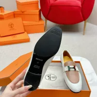 Cheap Hermes Leather Shoes For Women #1341286 Replica Wholesale [$125.00 USD] [ITEM#1341286] on Replica Hermes Leather Shoes