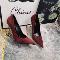 Cheap Yves Saint Laurent YSL High-Heeled Shoes For Women #1341347 Replica Wholesale [$122.00 USD] [ITEM#1341347] on Replica Yves Saint Laurent YSL High-Heeled Shoes