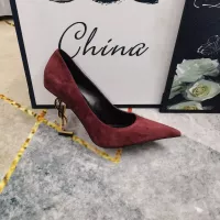 Cheap Yves Saint Laurent YSL High-Heeled Shoes For Women #1341347 Replica Wholesale [$122.00 USD] [ITEM#1341347] on Replica Yves Saint Laurent YSL High-Heeled Shoes
