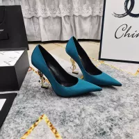 Cheap Yves Saint Laurent YSL High-Heeled Shoes For Women #1341348 Replica Wholesale [$122.00 USD] [ITEM#1341348] on Replica Yves Saint Laurent YSL High-Heeled Shoes
