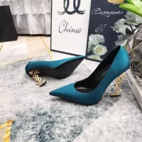 Cheap Yves Saint Laurent YSL High-Heeled Shoes For Women #1341348 Replica Wholesale [$122.00 USD] [ITEM#1341348] on Replica Yves Saint Laurent YSL High-Heeled Shoes