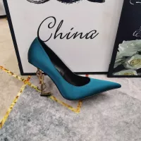 Cheap Yves Saint Laurent YSL High-Heeled Shoes For Women #1341348 Replica Wholesale [$122.00 USD] [ITEM#1341348] on Replica Yves Saint Laurent YSL High-Heeled Shoes