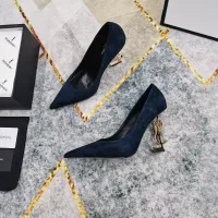 Cheap Yves Saint Laurent YSL High-Heeled Shoes For Women #1341353 Replica Wholesale [$122.00 USD] [ITEM#1341353] on Replica Yves Saint Laurent YSL High-Heeled Shoes