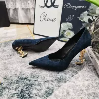 Cheap Yves Saint Laurent YSL High-Heeled Shoes For Women #1341353 Replica Wholesale [$122.00 USD] [ITEM#1341353] on Replica Yves Saint Laurent YSL High-Heeled Shoes
