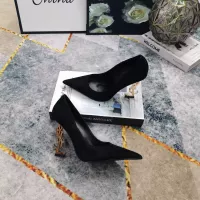 Cheap Yves Saint Laurent YSL High-Heeled Shoes For Women #1341354 Replica Wholesale [$122.00 USD] [ITEM#1341354] on Replica Yves Saint Laurent YSL High-Heeled Shoes