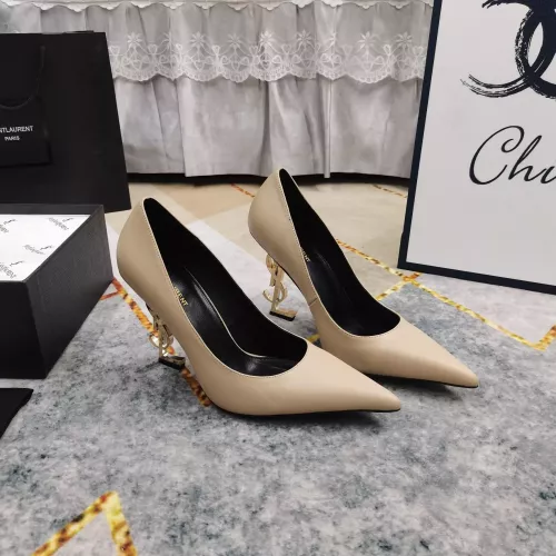 Cheap Yves Saint Laurent YSL High-Heeled Shoes For Women #1341364 Replica Wholesale [$122.00 USD] [ITEM#1341364] on Replica Yves Saint Laurent YSL High-Heeled Shoes