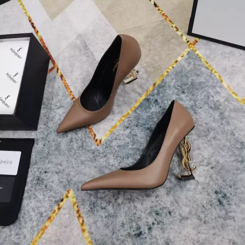 Cheap Yves Saint Laurent YSL High-Heeled Shoes For Women #1341365 Replica Wholesale [$122.00 USD] [ITEM#1341365] on Replica Yves Saint Laurent YSL High-Heeled Shoes