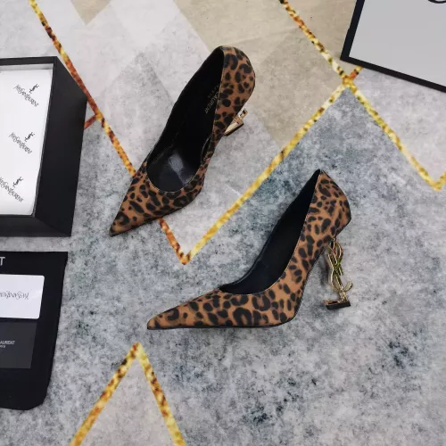Cheap Yves Saint Laurent YSL High-Heeled Shoes For Women #1341367 Replica Wholesale [$122.00 USD] [ITEM#1341367] on Replica Yves Saint Laurent YSL High-Heeled Shoes