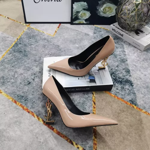 Cheap Yves Saint Laurent YSL High-Heeled Shoes For Women #1341368 Replica Wholesale [$122.00 USD] [ITEM#1341368] on Replica Yves Saint Laurent YSL High-Heeled Shoes