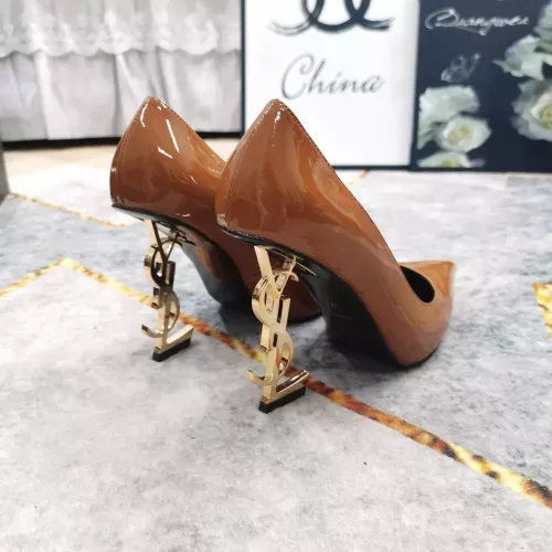 Cheap Yves Saint Laurent YSL High-Heeled Shoes For Women #1341369 Replica Wholesale [$122.00 USD] [ITEM#1341369] on Replica Yves Saint Laurent YSL High-Heeled Shoes