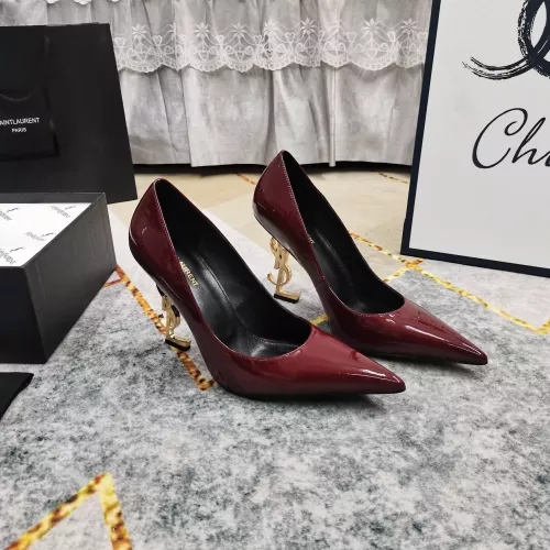 Cheap Yves Saint Laurent YSL High-Heeled Shoes For Women #1341370 Replica Wholesale [$122.00 USD] [ITEM#1341370] on Replica Yves Saint Laurent YSL High-Heeled Shoes