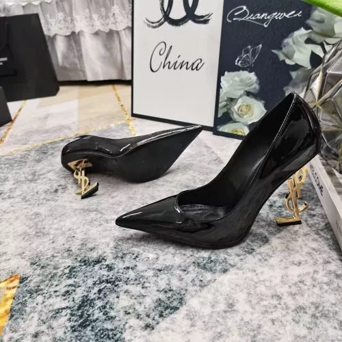 Cheap Yves Saint Laurent YSL High-Heeled Shoes For Women #1341371 Replica Wholesale [$122.00 USD] [ITEM#1341371] on Replica Yves Saint Laurent YSL High-Heeled Shoes