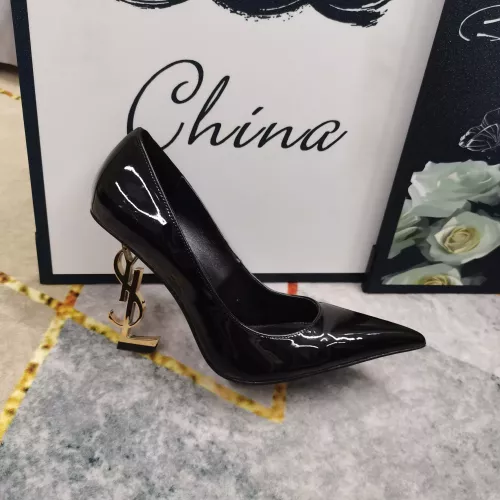 Cheap Yves Saint Laurent YSL High-Heeled Shoes For Women #1341371 Replica Wholesale [$122.00 USD] [ITEM#1341371] on Replica Yves Saint Laurent YSL High-Heeled Shoes