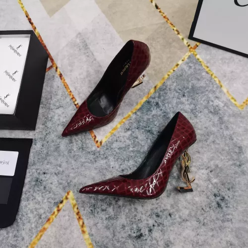 Cheap Yves Saint Laurent YSL High-Heeled Shoes For Women #1341372 Replica Wholesale [$122.00 USD] [ITEM#1341372] on Replica Yves Saint Laurent YSL High-Heeled Shoes