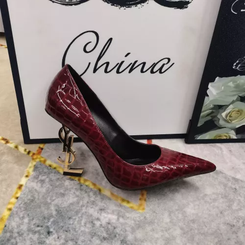Cheap Yves Saint Laurent YSL High-Heeled Shoes For Women #1341372 Replica Wholesale [$122.00 USD] [ITEM#1341372] on Replica Yves Saint Laurent YSL High-Heeled Shoes
