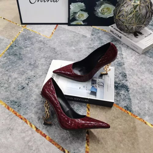 Cheap Yves Saint Laurent YSL High-Heeled Shoes For Women #1341372 Replica Wholesale [$122.00 USD] [ITEM#1341372] on Replica Yves Saint Laurent YSL High-Heeled Shoes