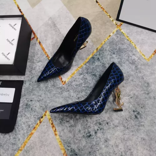 Cheap Yves Saint Laurent YSL High-Heeled Shoes For Women #1341373 Replica Wholesale [$122.00 USD] [ITEM#1341373] on Replica Yves Saint Laurent YSL High-Heeled Shoes