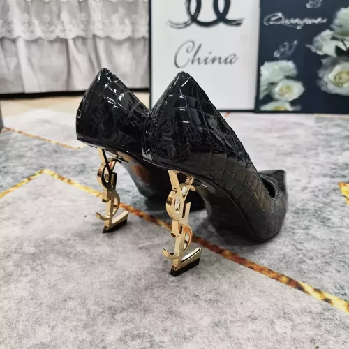 Cheap Yves Saint Laurent YSL High-Heeled Shoes For Women #1341374 Replica Wholesale [$122.00 USD] [ITEM#1341374] on Replica Yves Saint Laurent YSL High-Heeled Shoes