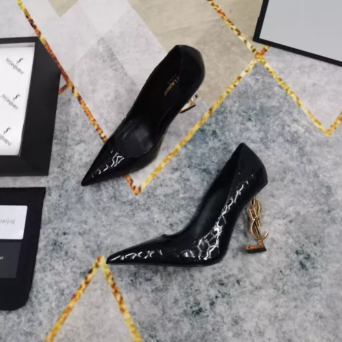 Cheap Yves Saint Laurent YSL High-Heeled Shoes For Women #1341374 Replica Wholesale [$122.00 USD] [ITEM#1341374] on Replica Yves Saint Laurent YSL High-Heeled Shoes