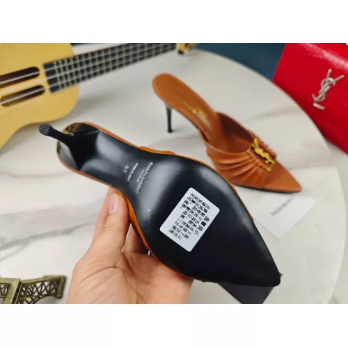 Cheap Yves Saint Laurent YSL Slippers For Women #1341381 Replica Wholesale [$98.00 USD] [ITEM#1341381] on Replica Yves Saint Laurent YSL Slippers