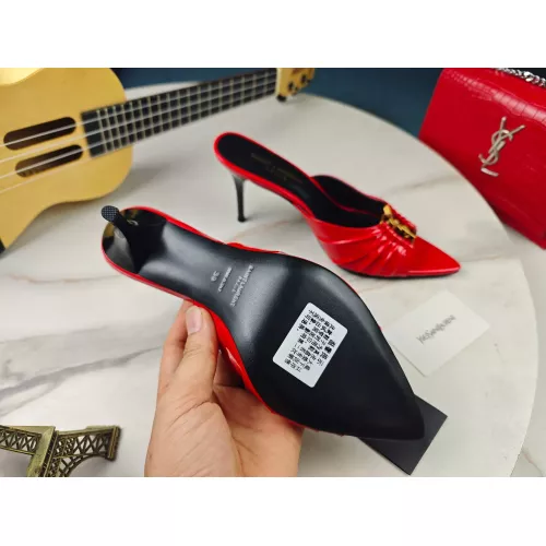 Cheap Yves Saint Laurent YSL Slippers For Women #1341383 Replica Wholesale [$98.00 USD] [ITEM#1341383] on Replica Yves Saint Laurent YSL Slippers
