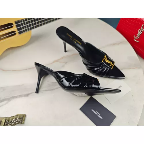 Cheap Yves Saint Laurent YSL Slippers For Women #1341384 Replica Wholesale [$98.00 USD] [ITEM#1341384] on Replica Yves Saint Laurent YSL Slippers