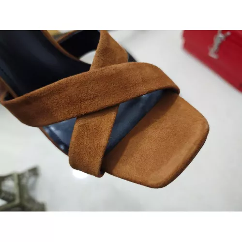 Cheap Yves Saint Laurent YSL Slippers For Women #1341393 Replica Wholesale [$100.00 USD] [ITEM#1341393] on Replica Yves Saint Laurent YSL Slippers