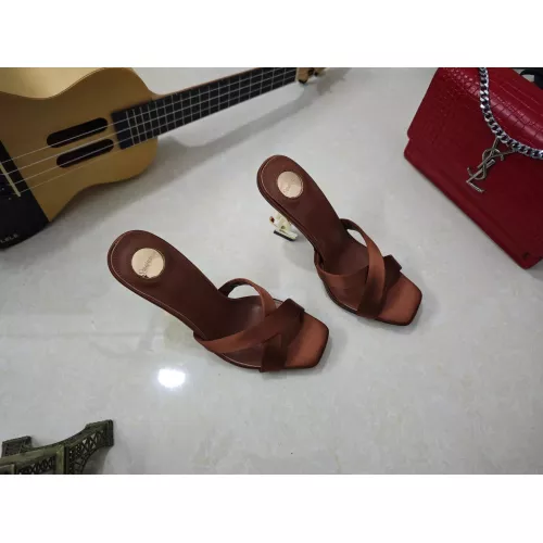 Cheap Yves Saint Laurent YSL Slippers For Women #1341409 Replica Wholesale [$100.00 USD] [ITEM#1341409] on Replica Yves Saint Laurent YSL Slippers
