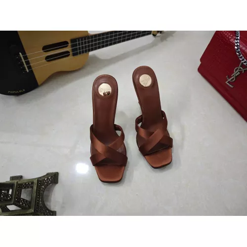 Cheap Yves Saint Laurent YSL Slippers For Women #1341409 Replica Wholesale [$100.00 USD] [ITEM#1341409] on Replica Yves Saint Laurent YSL Slippers
