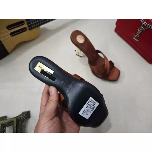 Cheap Yves Saint Laurent YSL Slippers For Women #1341409 Replica Wholesale [$100.00 USD] [ITEM#1341409] on Replica Yves Saint Laurent YSL Slippers
