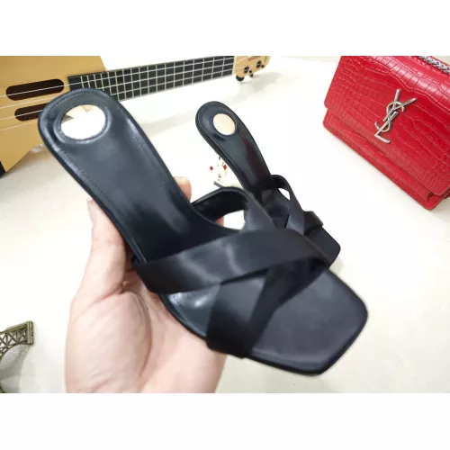 Cheap Yves Saint Laurent YSL Slippers For Women #1341410 Replica Wholesale [$100.00 USD] [ITEM#1341410] on Replica Yves Saint Laurent YSL Slippers