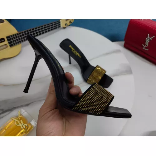 Cheap Yves Saint Laurent YSL Slippers For Women #1341414 Replica Wholesale [$100.00 USD] [ITEM#1341414] on Replica Yves Saint Laurent YSL Slippers