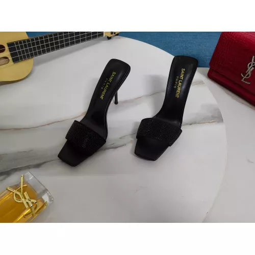 Cheap Yves Saint Laurent YSL Slippers For Women #1341415 Replica Wholesale [$100.00 USD] [ITEM#1341415] on Replica Yves Saint Laurent YSL Slippers